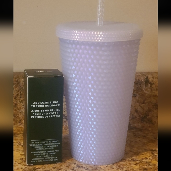 STARBUCKS HOLIDAY STUDDED ICE TUMBLER & ORNAMENT KEYCHAIN - Picture 6 of 6